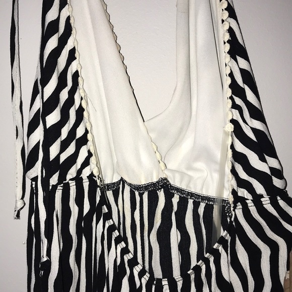 Figleaf black&white striped ROMPER - Picture 4 of 7